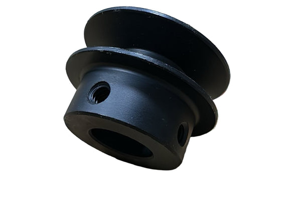 extractomat, matwasher, 2 inch diameter pulley, black, interior pulley