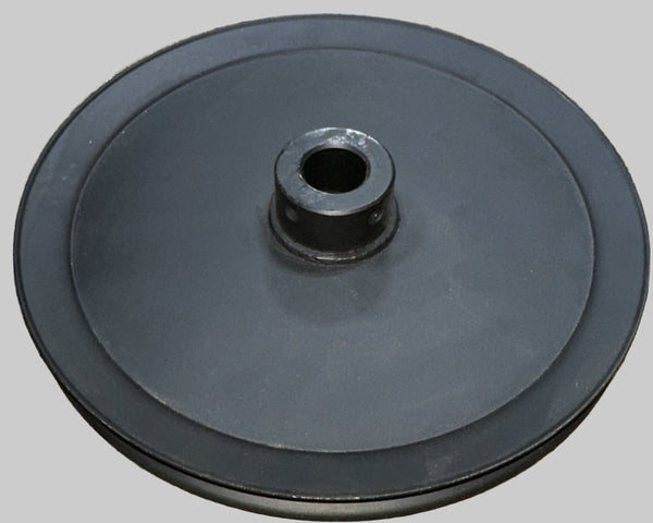 extractomat, matwasher, 8 inch outer diameter, belt pulley, black