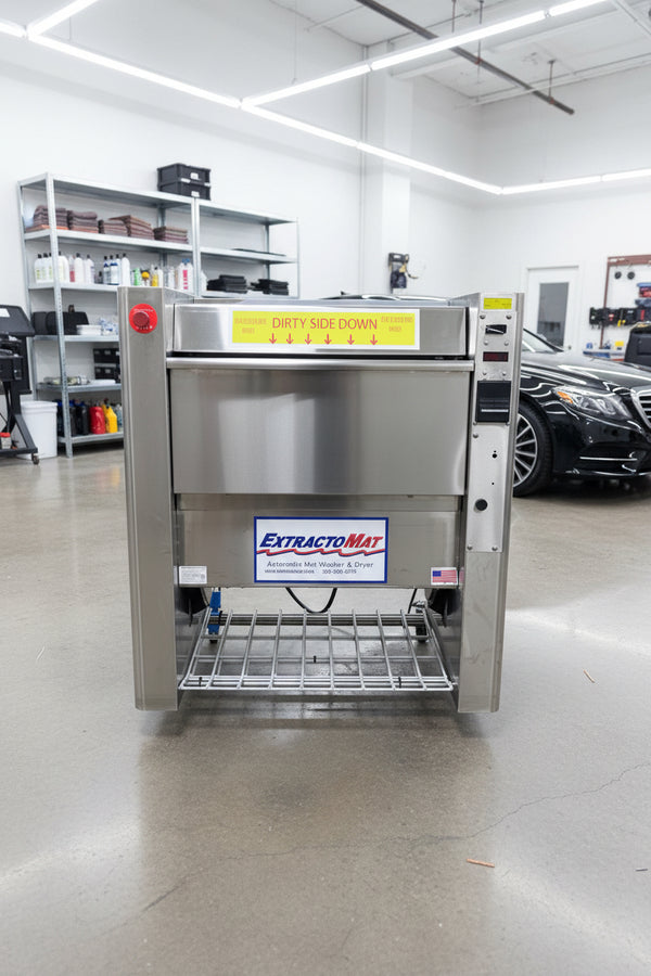 Extractomat self serve front view digital display 