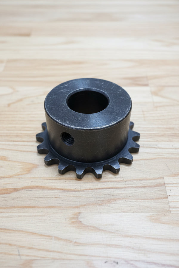 extractomat, matwasher, chain gear, sprocket, 18 tooth, 35 pitch, black