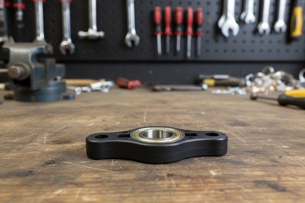 extractomat, mat washer, general bearing, black, plastic flange