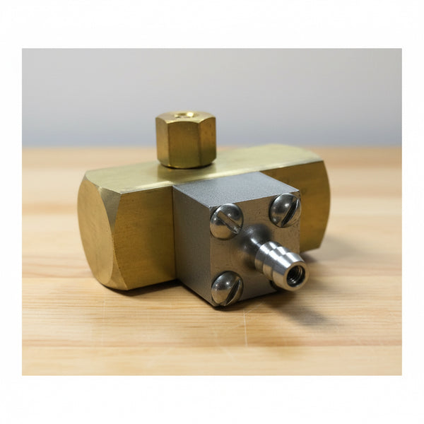extractomat, mat washer, mixing valve, brass